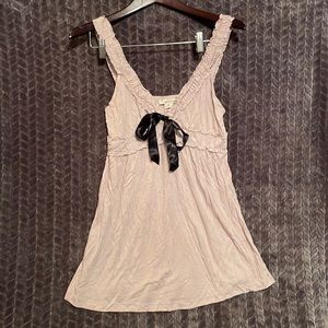 Bathing suit cover up. Tan & black  size medium